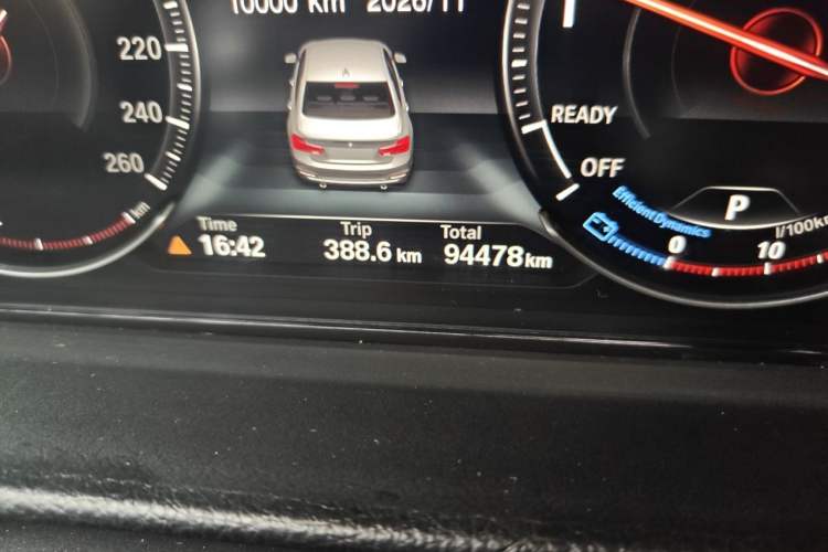 Used BMW 3 Series 2018 320Li Leading Luxury Package Odometer Close Up