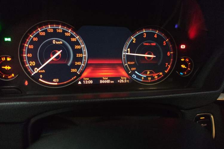 Used BMW 3 Series 2018 320Li Leading Model M Sport Package Odometer Close Up