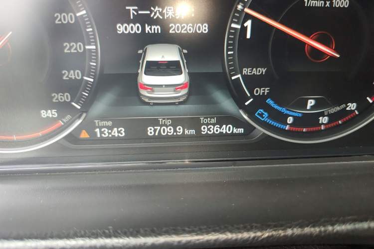 Used BMW 3 Series 2018 320Li M Sport Night Edition Odometer Close Up