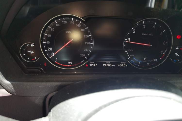 Used BMW 3 Series 2018 320Li M Sport Night Edition Odometer Close Up