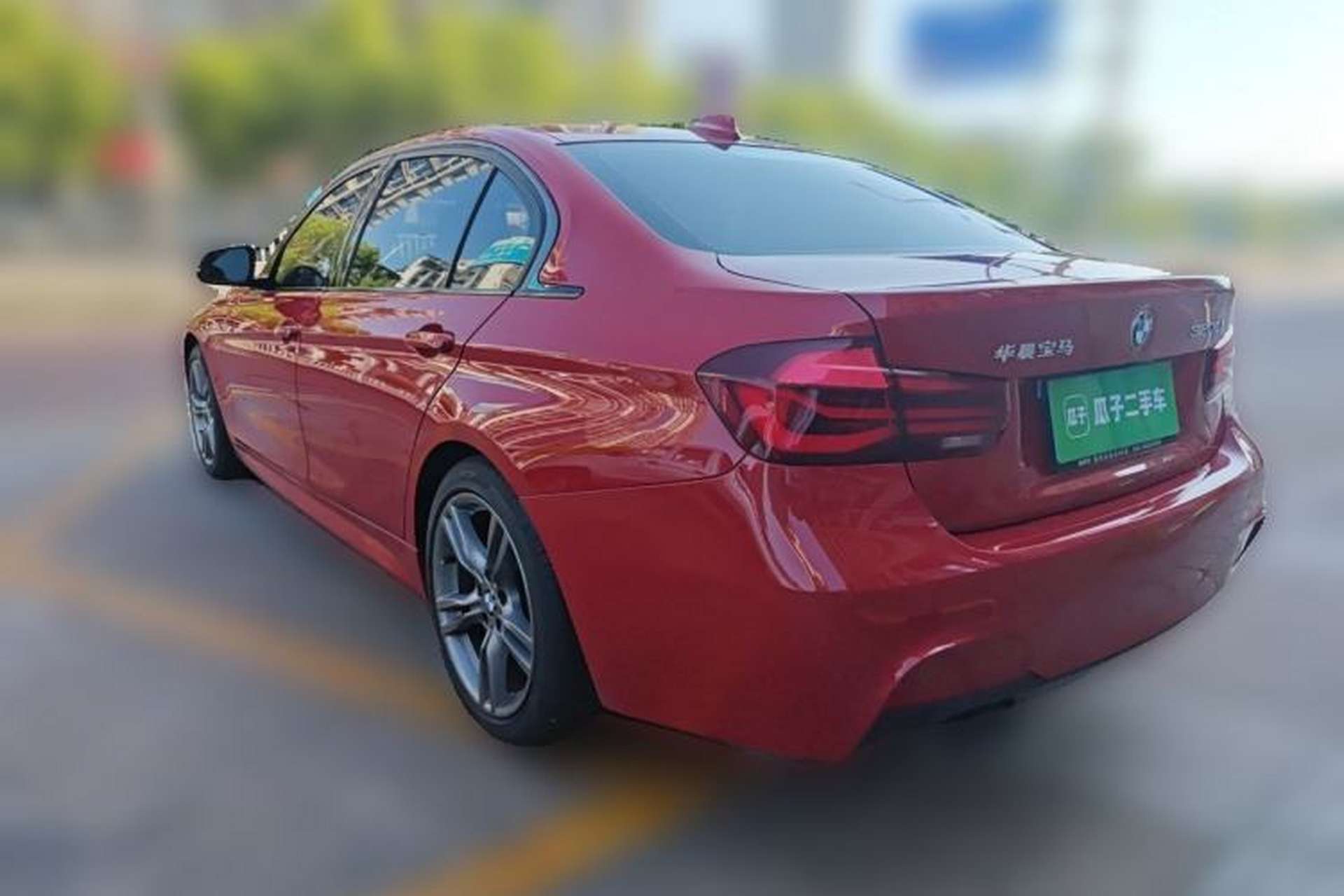 Used BMW 3 Series 2018 320Li M Sport Night Edition Rear Left 45 Deg