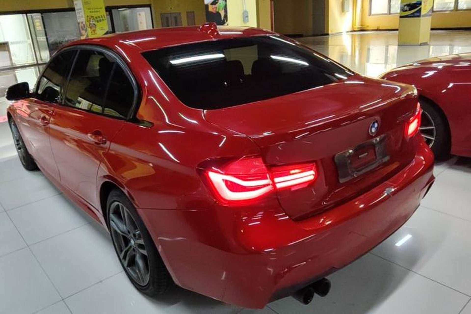 Used BMW 3 Series 2018 320Li M Sport Night Edition Rear Left 45 Deg