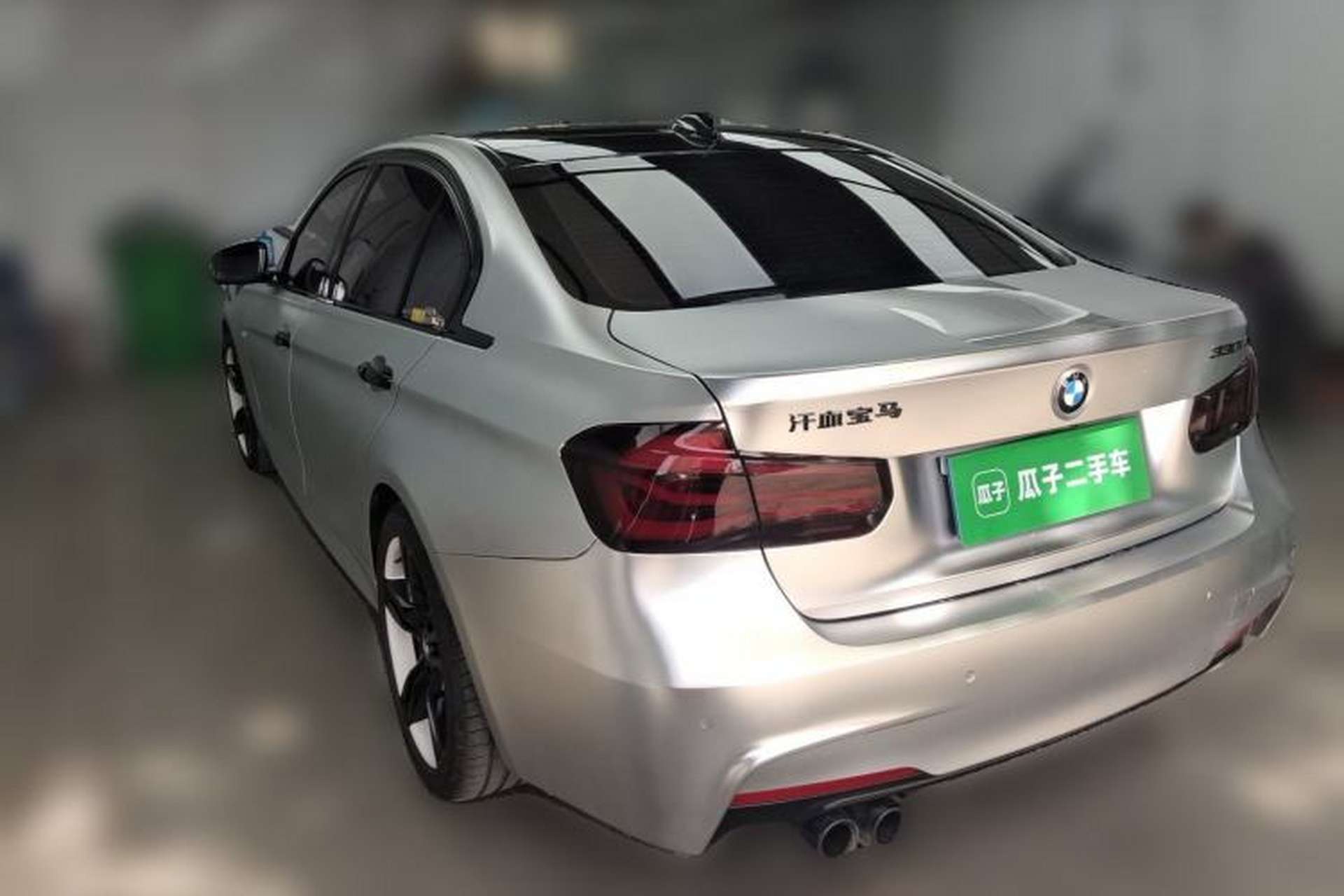 Used BMW 3 Series 2018 320Li M Sport Night Edition Rear Left 45 Deg