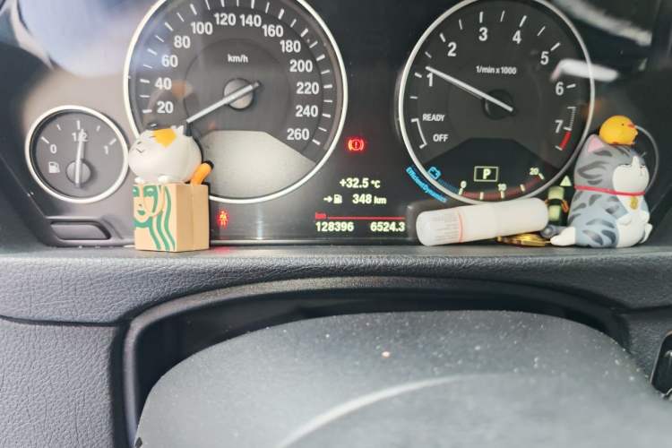 Used BMW 3 Series 2018 320Li Fashion Model Odometer Close Up
