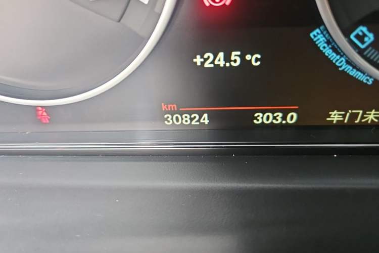 Used BMW 3 Series 2018 318Li Odometer Close Up