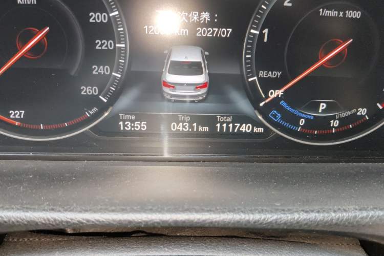 Used BMW 3 Series 2018 320Li M Sport Night Edition Odometer Close Up