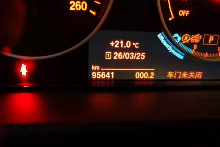 Used BMW 3 Series 2018 320Li Fashion Model Odometer Close Up