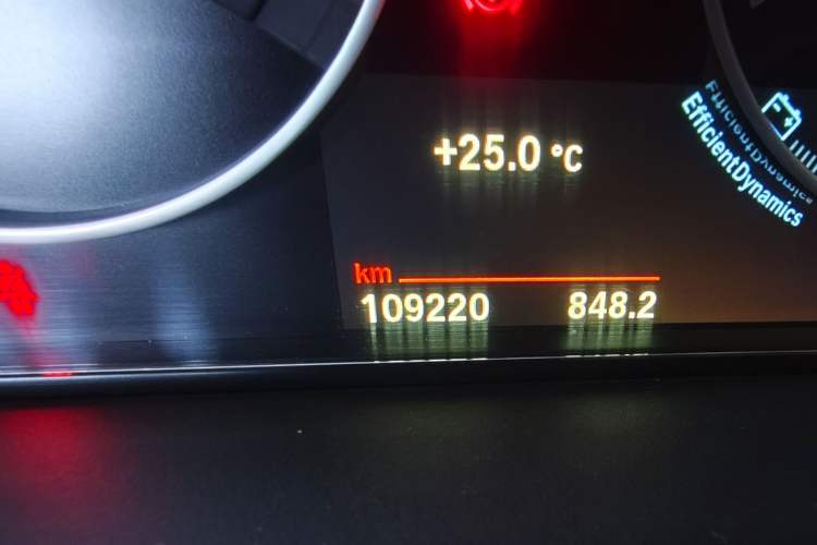 Used BMW 3 Series 2018 320Li Fashion Model Odometer Close Up
