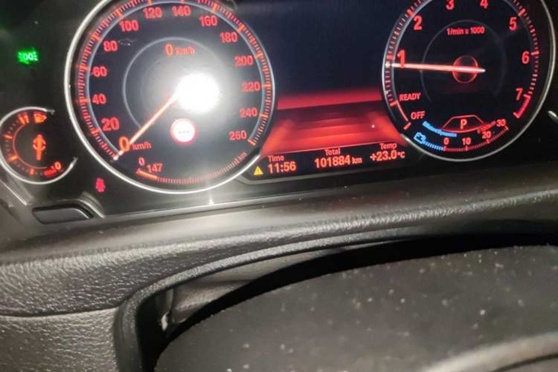 Used BMW 3 Series 2018 320Li M Sport Night Edition Odometer Close Up