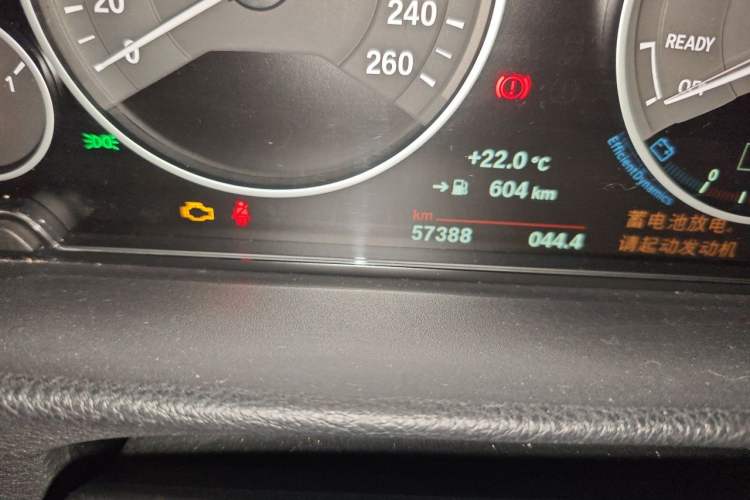 Used BMW 3 Series 2018 320Li Fashion Model Odometer Close Up