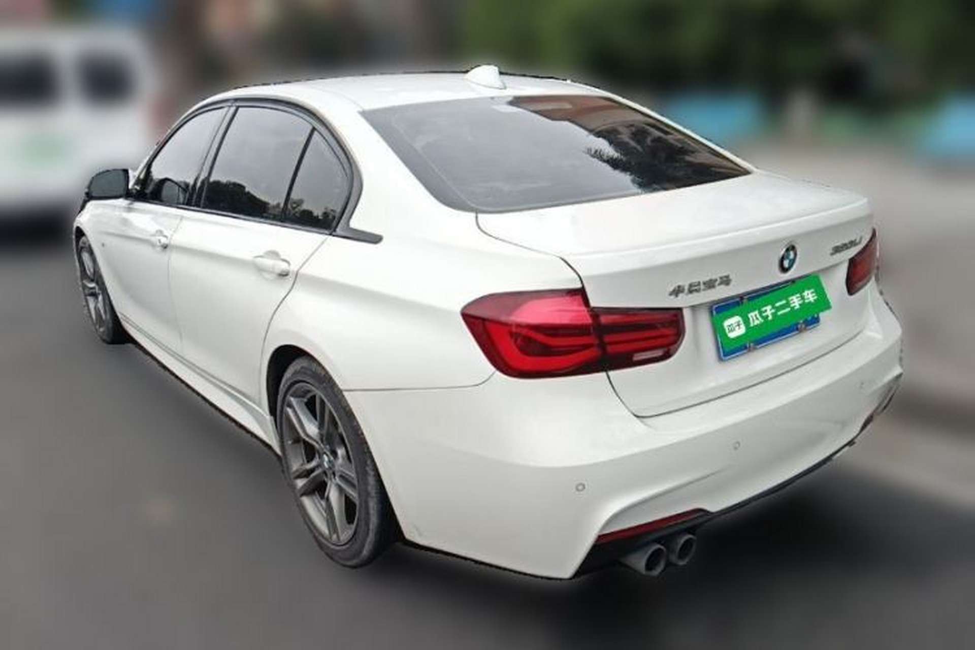 Used BMW 3 Series 2018 320Li M Sport Night Edition Rear Left 45 Deg