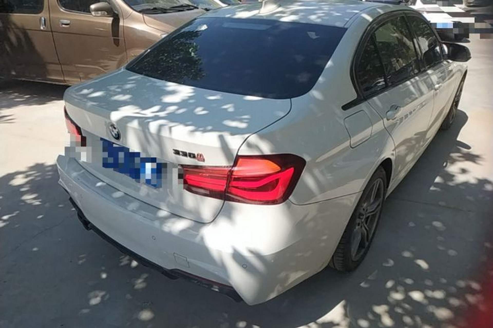 Used BMW 3 Series 2018 330Li M Sport Shadow Edition Rear Right 45 Deg