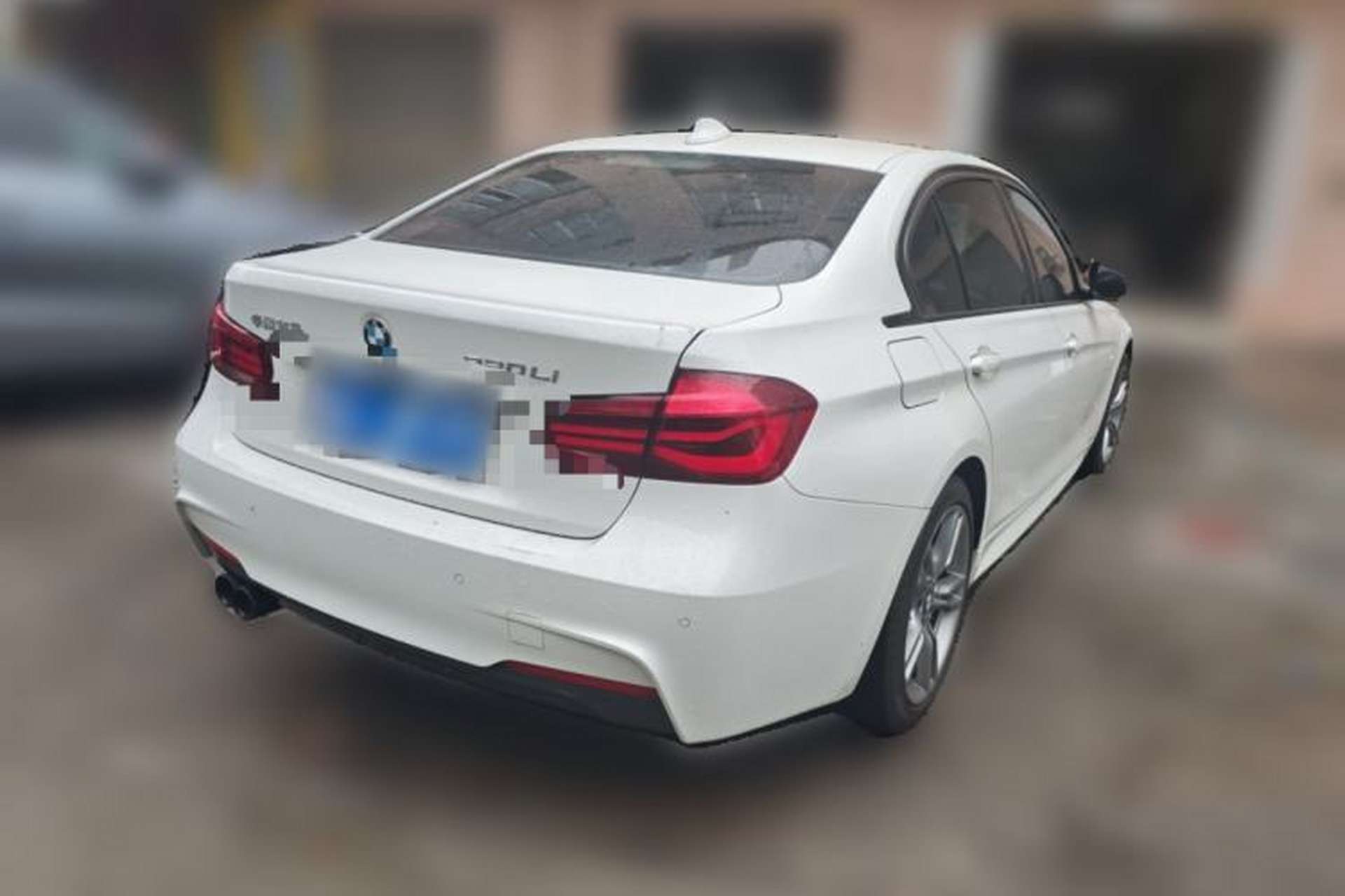 Used BMW 3 Series 2018 320Li M Sport Night Edition Rear Right 45 Deg