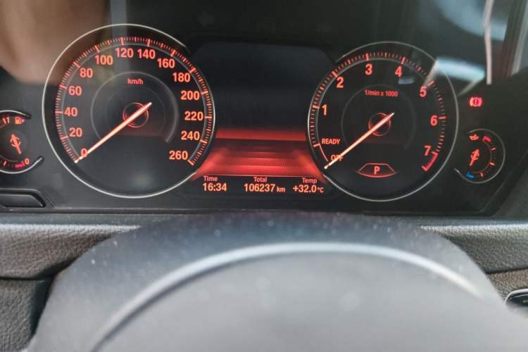 Used BMW 3 Series 2019 320Li M Sport Night Edition Odometer Close Up