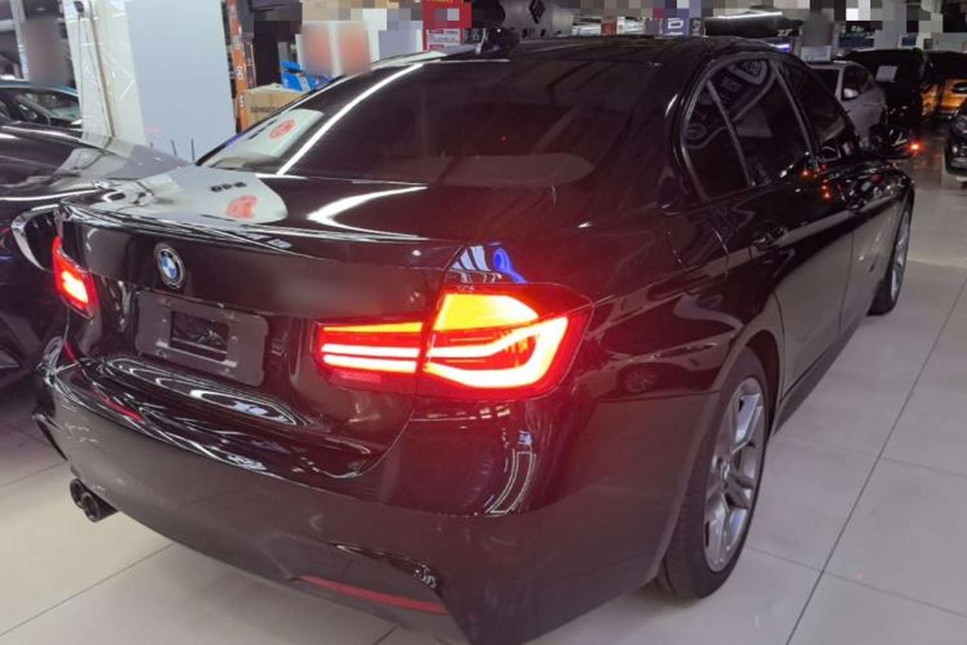 Used BMW 3 Series 2019 320Li M Sport Night Edition Rear Right 45 Deg