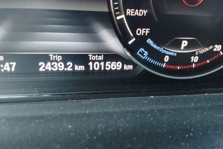 Used BMW 3 Series 2019 320Li M Sport Night Edition Odometer Close Up