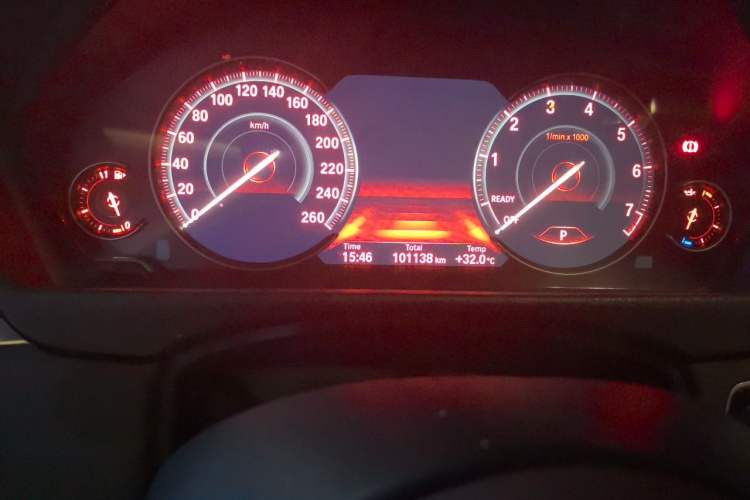 Used BMW 3 Series 2019 320Li M Sport Night Edition Odometer Close Up