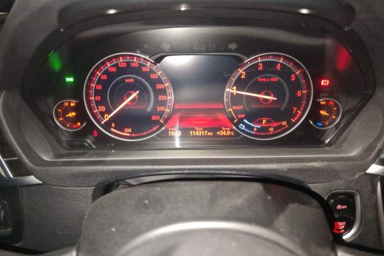 Used BMW 3 Series 2019 320Li M Sport Night Edition Odometer Close Up
