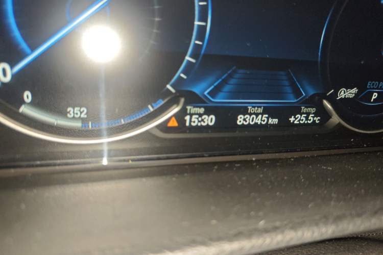 Used BMW 3 Series 2019 320Li M Sport Package Odometer Close Up