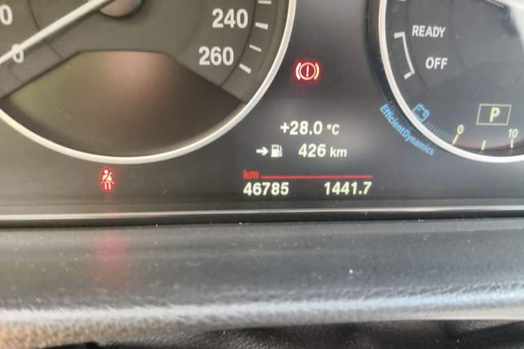 Used BMW 3 Series 2019 320Li Fashion Model Odometer Close Up