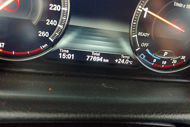 Used BMW 3 Series 2019 320Li M Sport Night Edition Odometer Close Up