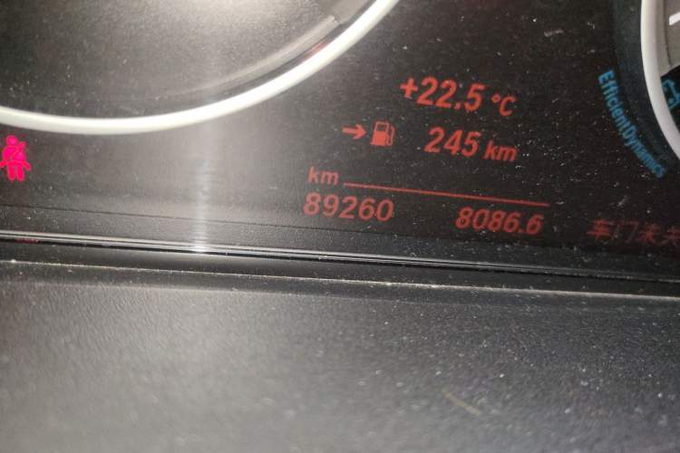 Used BMW 3 Series 2019 320Li Fashion Model Odometer Close Up