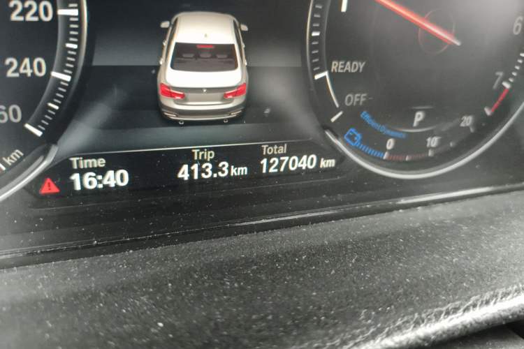 Used BMW 3 Series 2019 320Li M Sport Package Odometer Close Up