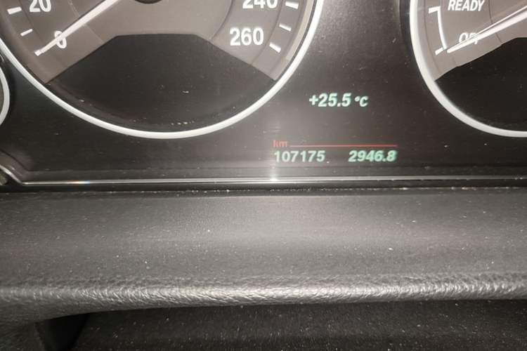 Used BMW 3 Series 2019 320Li Fashion Model Odometer Close Up