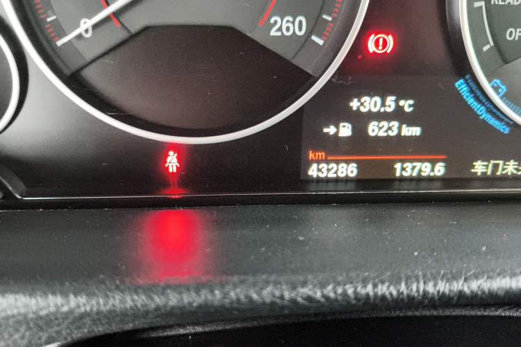 Used BMW 3 Series 2019 320Li M Sport Package Odometer Close Up