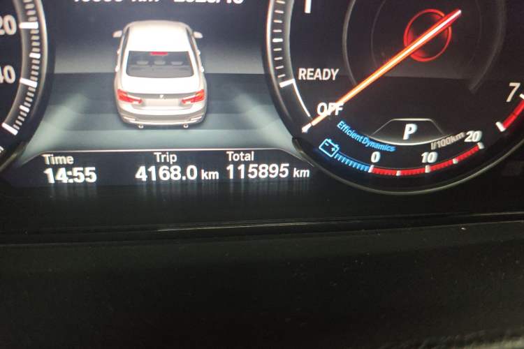 Used BMW 3 Series 2019 320Li M Sport Package Odometer Close Up