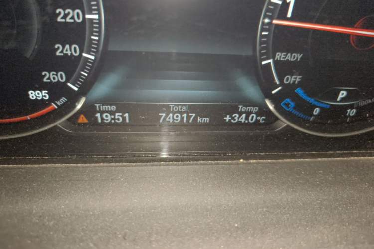 Used BMW 3 Series 2019 320Li M Sport Night Edition Odometer Close Up