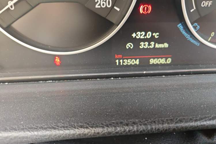 Used BMW 3 Series 2019 320Li Fashion Model Odometer Close Up
