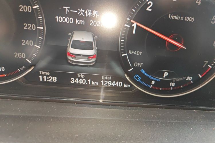 Used BMW 3 Series 2019 320Li M Sport Package Odometer Close Up