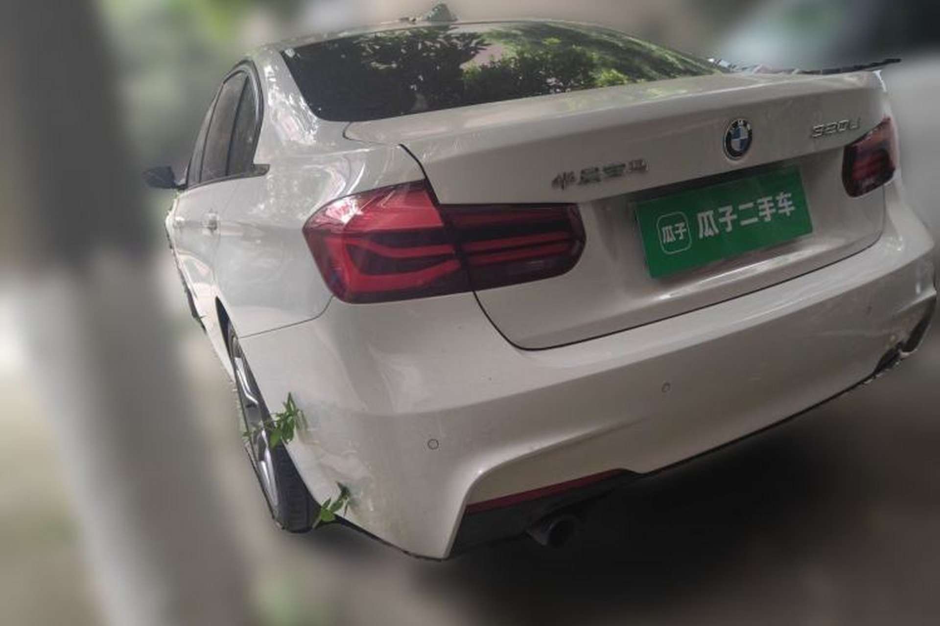 Used BMW 3 Series 2019 320Li M Sport Night Edition Rear Left 45 Deg
