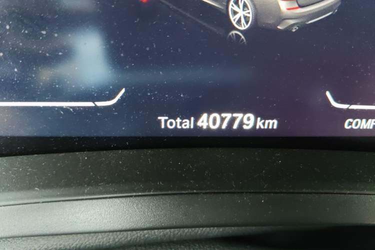 Used BMW 3 Series 2020 Restyled 325i M Sport Night Edition Package Odometer Close Up