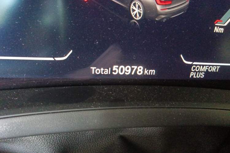 Used BMW 3 Series 2020 330i M Sport Night Edition Odometer Close Up