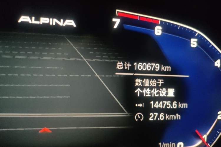 Used BMW 3 Series 2020 325Li M Sport Package Odometer Close Up