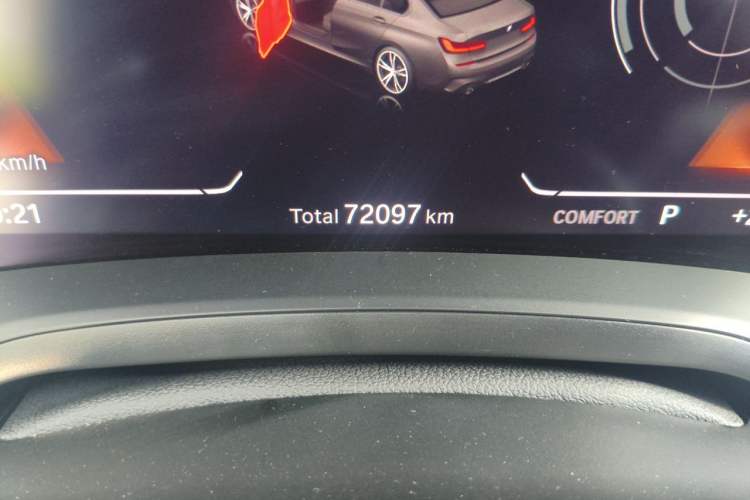 Used BMW 3 Series 2020 Facelifted 325Li M Sport Night Edition Package Odometer Close Up