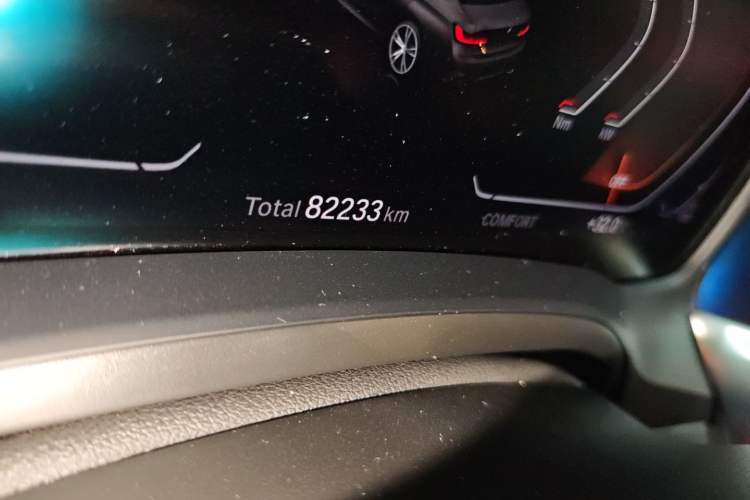 Used BMW 3 Series 2020 320Li M Sport Package Odometer Close Up
