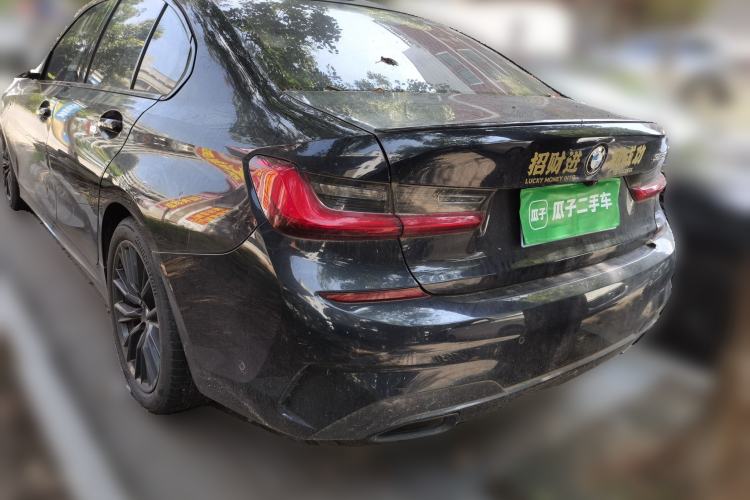 Used BMW 3 Series 2020 325i M Sport Night Edition package Rear Left 45 Deg