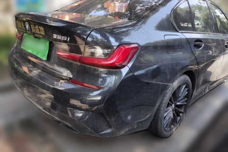 Used BMW 3 Series 2020 325i M Sport Night Edition package Rear Right 45 Deg