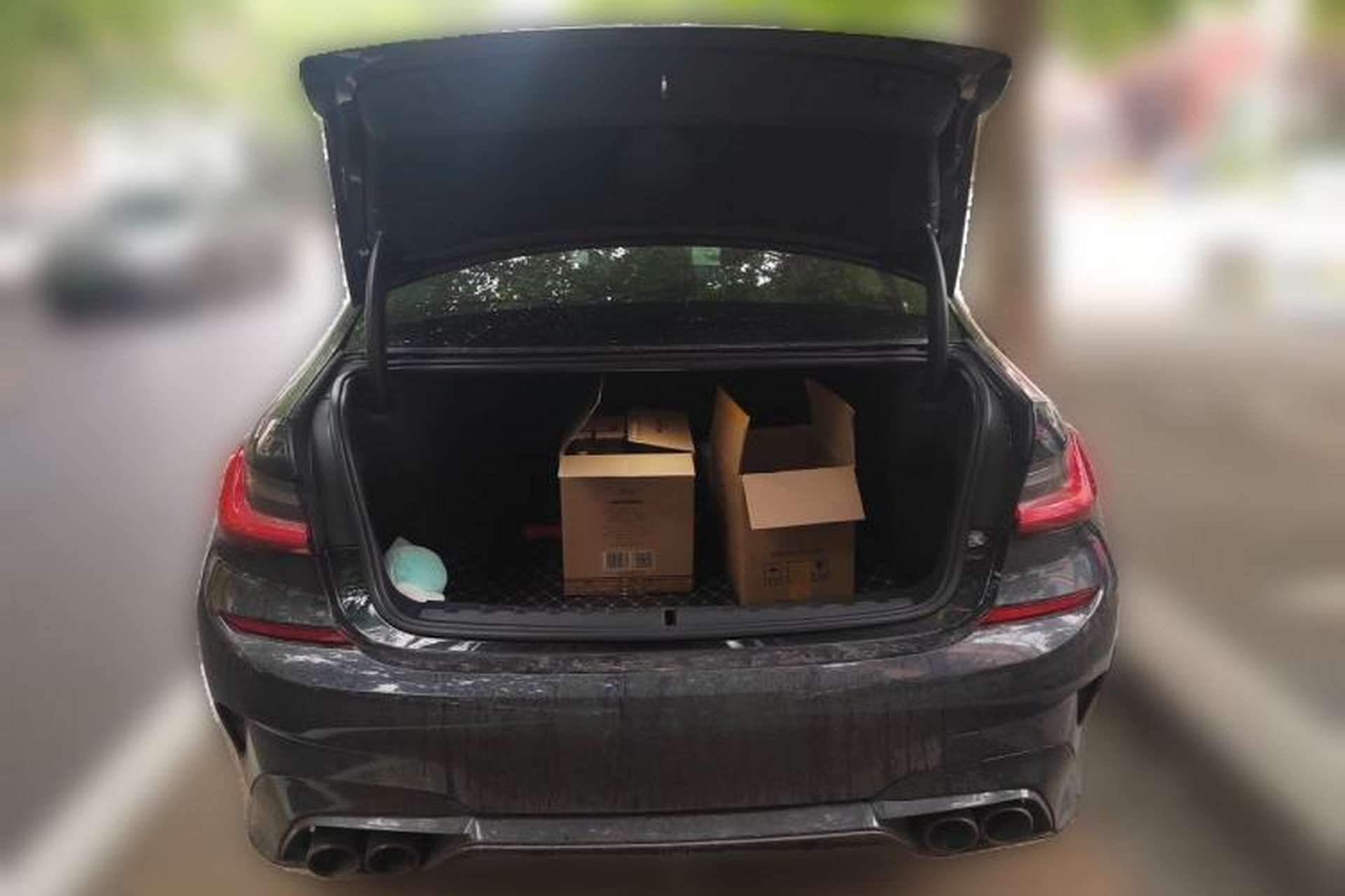 Used BMW 3 Series 2020 Facelifted 325Li M Sport Night Edition Package Trunk