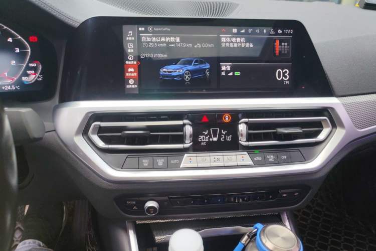 Used BMW 3 Series 2020 325i M Sport Night Edition package Audio And AC Panel