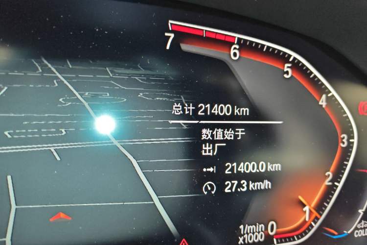Used BMW 3 Series 2020 325Li M Sport Night Edition Package Odometer Close Up