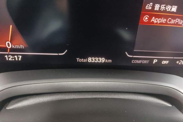 Used BMW 3 Series 2020 325Li M Sport Package Odometer Close Up