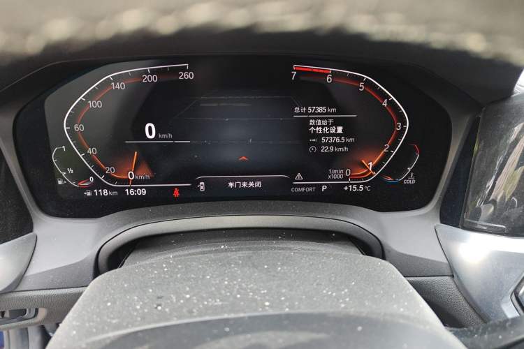 Used BMW 3 Series 2020 325Li M Sport Night Edition Package Odometer Close Up