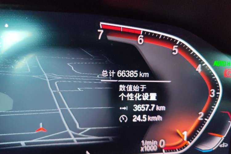 Used BMW 3 Series 2020 Facelifted 325Li M Sport Night Edition Package Odometer Close Up