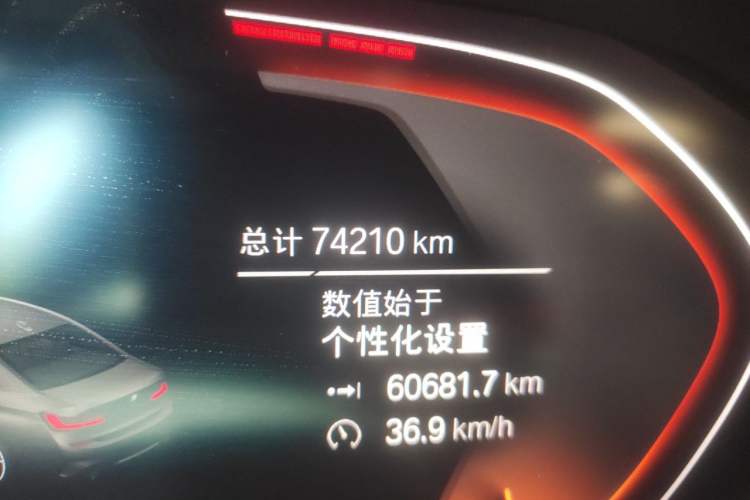 Used BMW 3 Series 2020 320Li M Sport Package Odometer Close Up