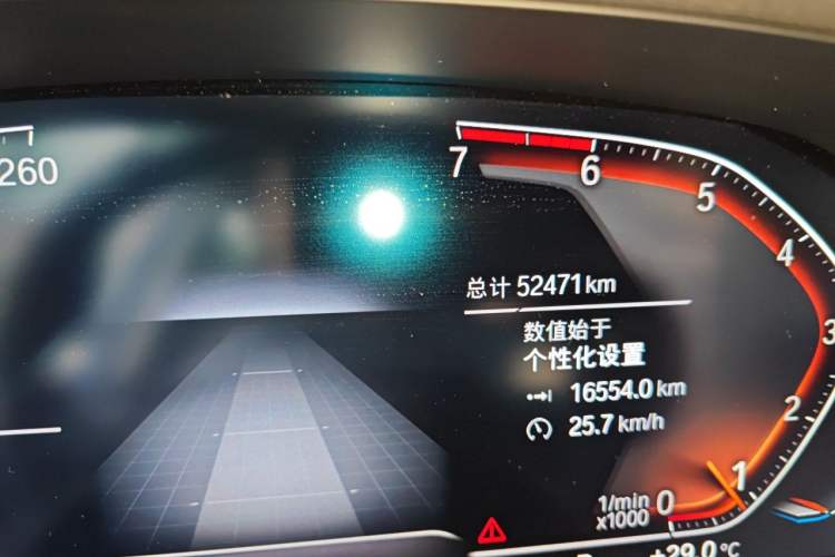 Used BMW 3 Series 2020 325Li M Sport Package Odometer Close Up