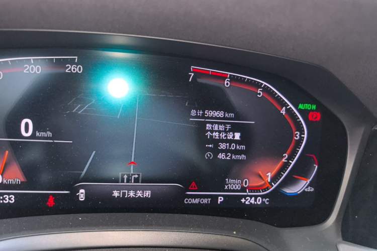 Used BMW 3 Series 2020 Facelifted 325Li M Sport Night Edition Package Odometer Close Up